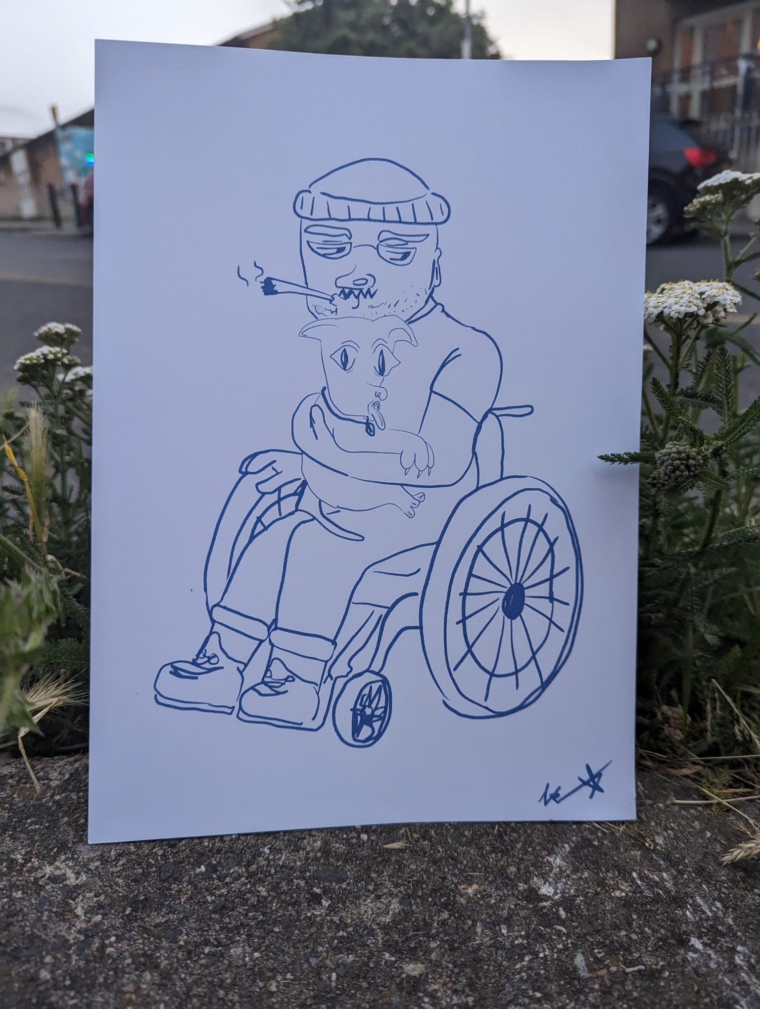 Rude Wheeler [A4 PRINT]