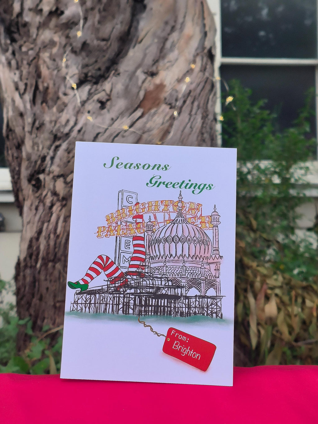 Brighton Christmas Card – Festive “Seasons Greetings”
